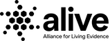 Alive logo and wordmark in black.